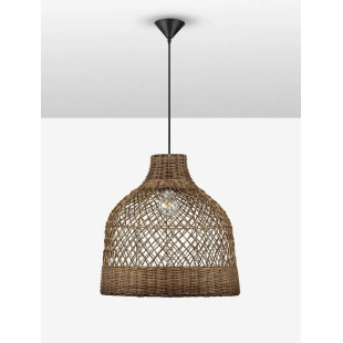 Lampa wisząca rattanowa Yuzu 40,5cm H:41,5cm brązowy rattan