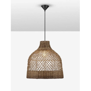 Lampa wisząca rattanowa Yuzu 40,5cm H:41,5cm brązowy rattan
