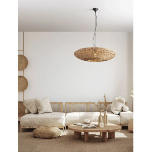 Duża lampa wisząca boho - hiacynt wodny Zarafa 85cm