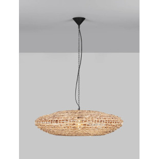 Duża lampa wisząca boho - hiacynt wodny Zarafa 85cm