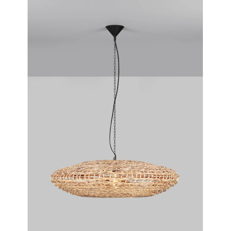 Duża lampa wisząca boho - hiacynt wodny Zarafa 85cm