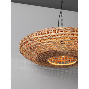 Duża lampa wisząca boho - hiacynt wodny Zarafa 85cm