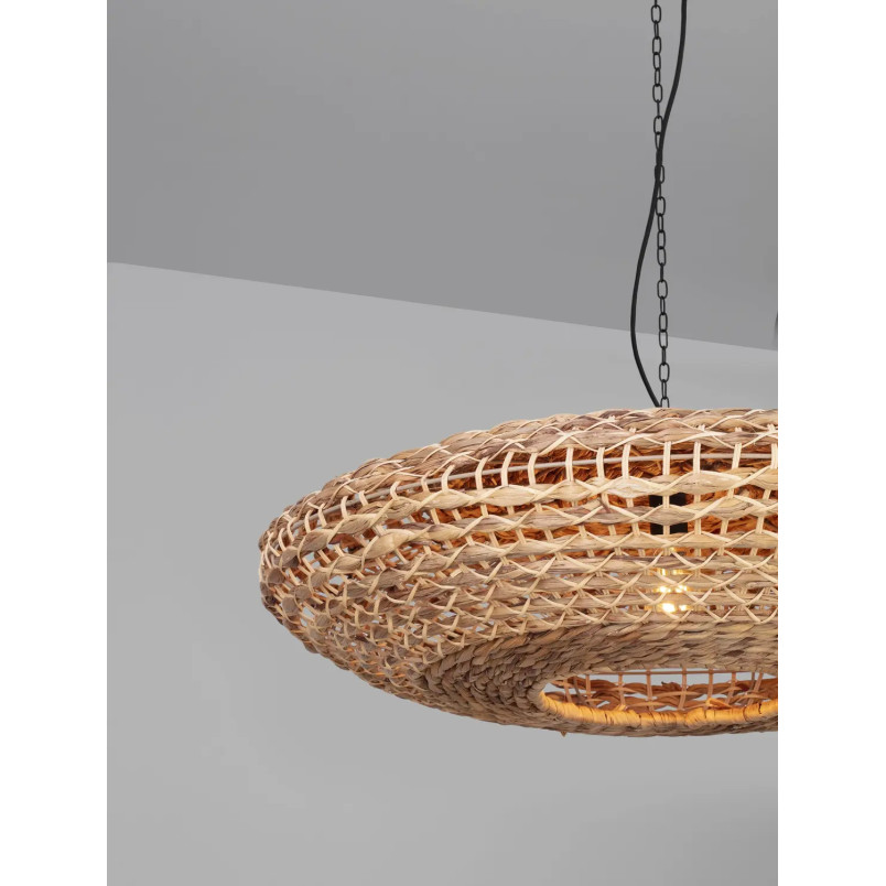 Duża lampa wisząca boho - hiacynt wodny Zarafa 85cm