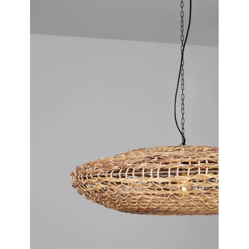 Duża lampa wisząca boho - hiacynt wodny Zarafa 85cm