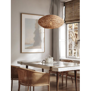 Duża lampa wisząca boho - hiacynt wodny Zarafa 60cm