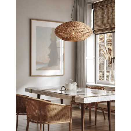 Duża lampa wisząca boho - hiacynt wodny Zarafa 60cm