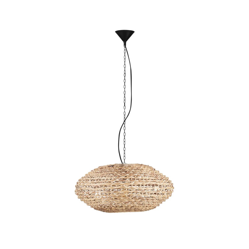 Duża lampa wisząca boho - hiacynt wodny Zarafa 60cm