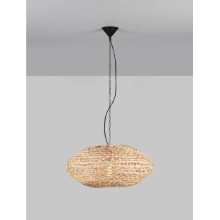 Duża lampa wisząca boho - hiacynt wodny Zarafa 60cm