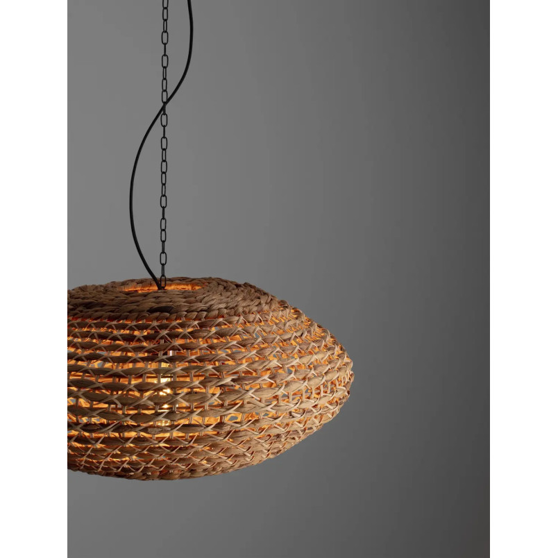 Duża lampa wisząca boho - hiacynt wodny Zarafa 60cm