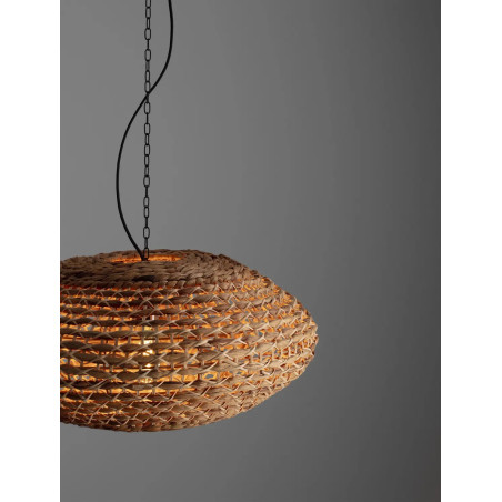 Duża lampa wisząca boho - hiacynt wodny Zarafa 60cm