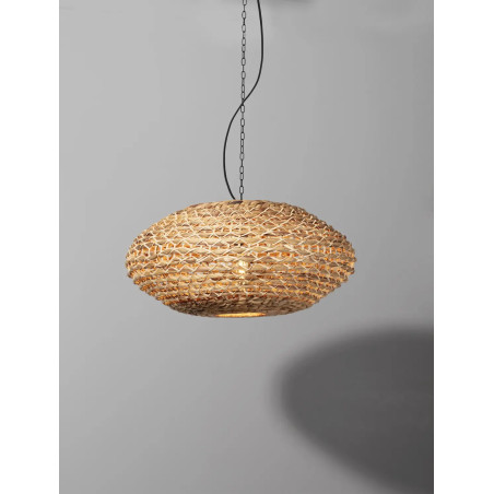 Duża lampa wisząca boho - hiacynt wodny Zarafa 60cm