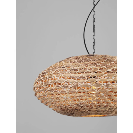 Duża lampa wisząca boho - hiacynt wodny Zarafa 60cm