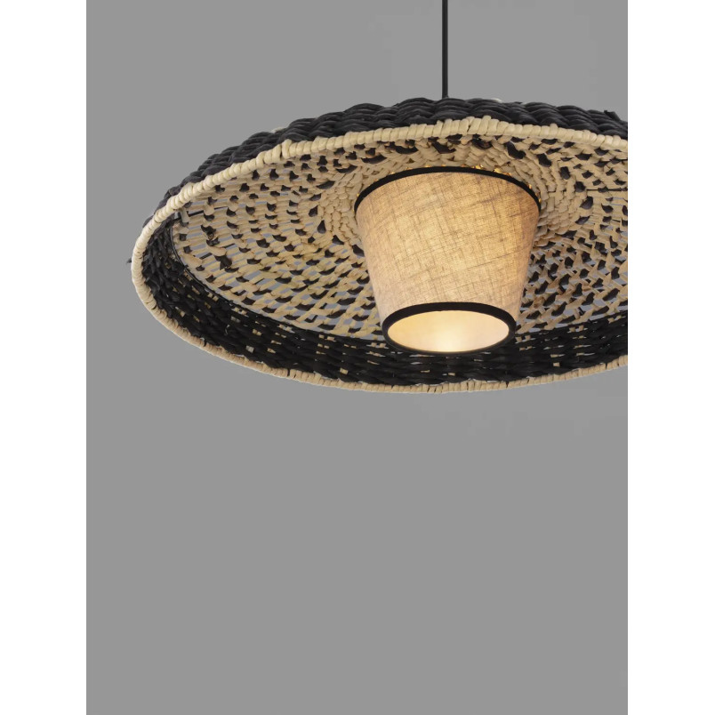 Lampa wisząca rattanowa w stylu boho Sesto II 60cm