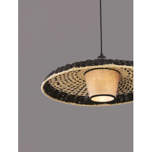 Lampa wisząca rattanowa w stylu boho Sesto II 60cm
