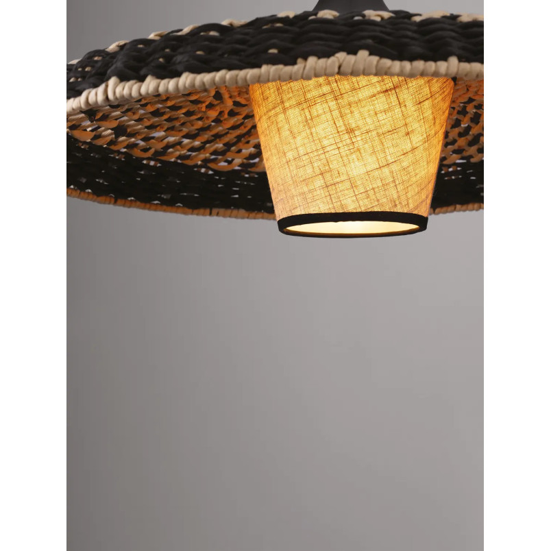 Lampa wisząca rattanowa w stylu boho Sesto II 60cm