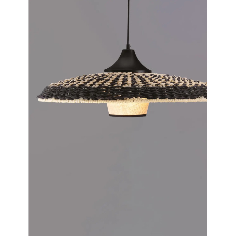 Lampa wisząca rattanowa w stylu boho Sesto II 60cm