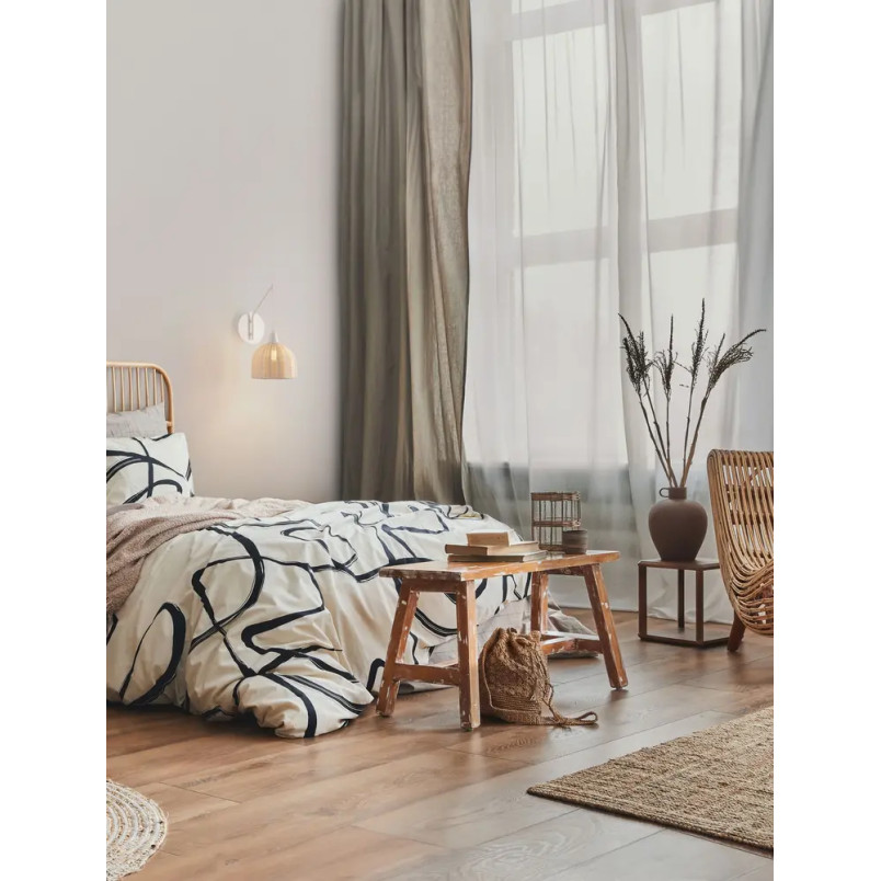 Kinkiet wiszący rattanowy w stylu boho Pian