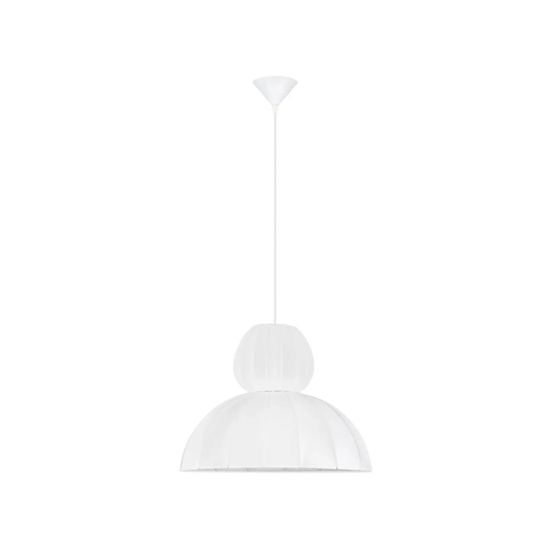 Lampa wisząca japandi z białym kloszem Fujisaki II 50,5cm