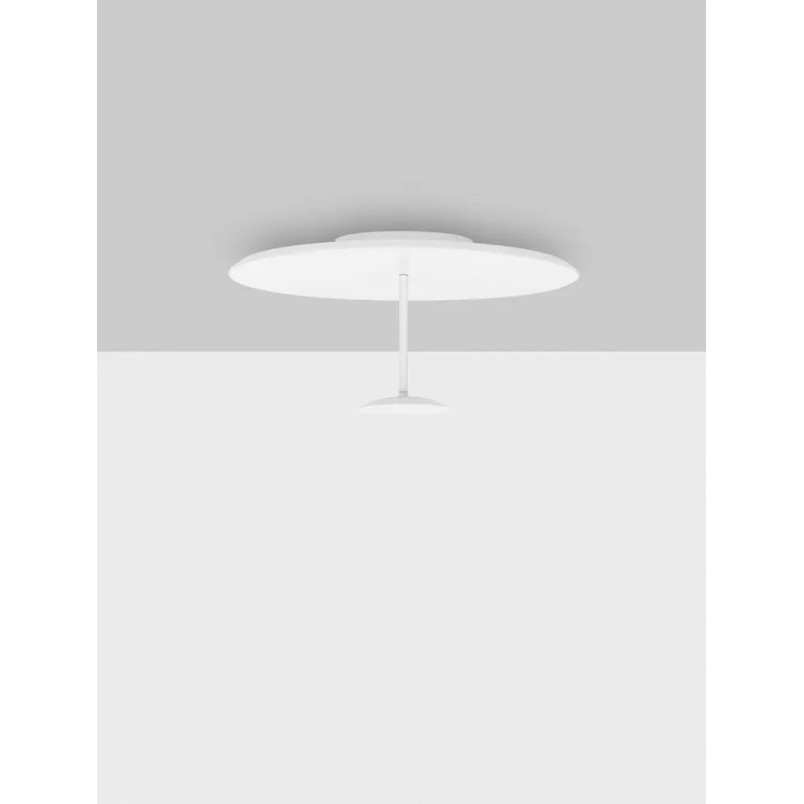 Plafon designerski ze ściemniaczem triac Mupo 45cm LED 3000K biały 