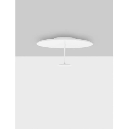 Plafon designerski ze ściemniaczem triac Mupo 45cm LED 3000K biały 