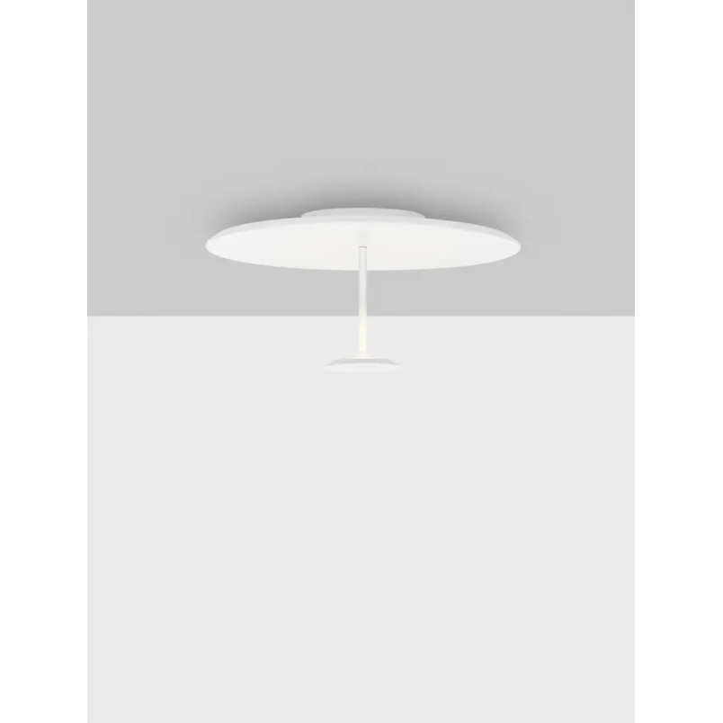 Plafon designerski ze ściemniaczem triac Mupo 45cm LED 3000K biały 