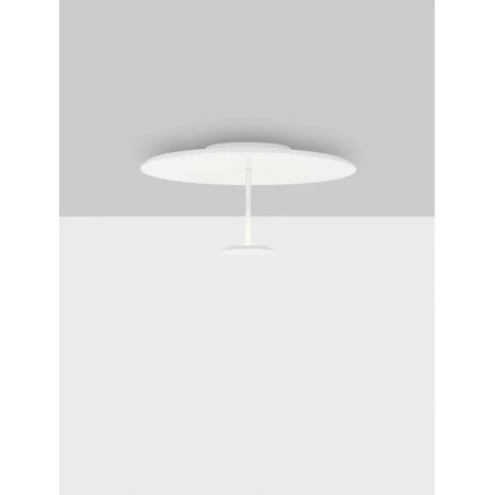 Plafon designerski ze ściemniaczem triac Mupo 45cm LED 3000K biały 