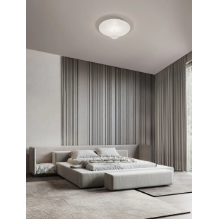 Plafon designerski ze ściemniaczem triac Mupo 60cm LED 3000K biały 