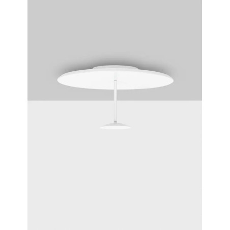 Plafon designerski ze ściemniaczem triac Mupo 60cm LED 3000K biały 