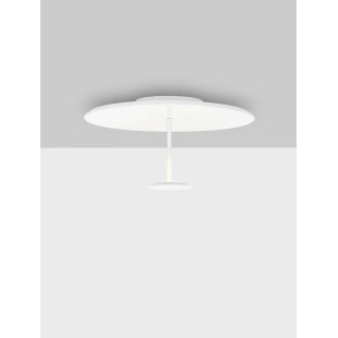 Plafon designerski ze ściemniaczem triac Mupo 60cm LED 3000K biały 