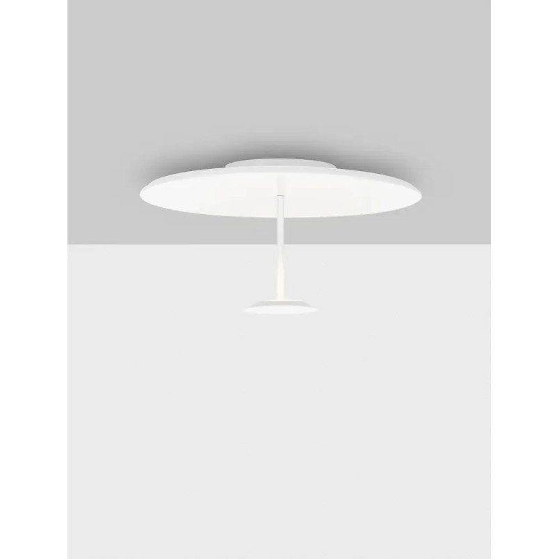 Plafon designerski ze ściemniaczem triac Mupo 60cm LED 3000K biały 