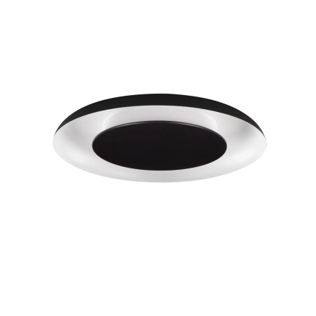 Plafon modern z płaskim kloszem Supino 60cm LED 27000-4000K czarno-biały