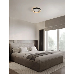 Plafon ring - ściemniacz triac Marzi 45cm LED CCT 2700-4000K czarny