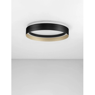 Plafon ring - ściemniacz triac Marzi 45cm LED CCT 2700-4000K czarny