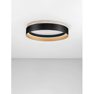 Plafon ring - ściemniacz triac Marzi 45cm LED CCT 2700-4000K czarny
