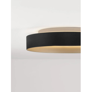 Plafon ring - ściemniacz triac Marzi 45cm LED CCT 2700-4000K czarny