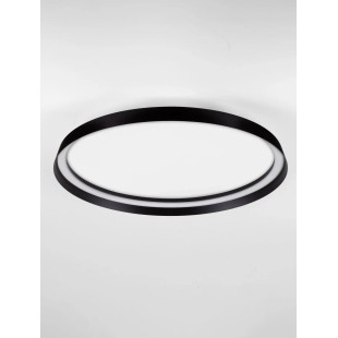 Plafon okrągły modern ze ściemniaczem Arpino 58cm LED 2700-3000K czarny