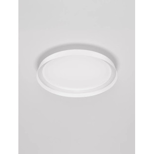 Plafon okrągły modern ze ściemniaczem Arpino 43,7cm LED 2700-3000K biały