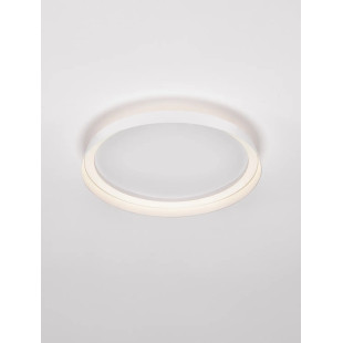 Plafon okrągły modern ze ściemniaczem Arpino 43,7cm LED 2700-3000K biały
