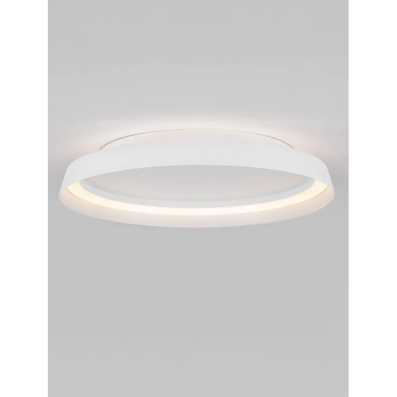 Plafon okrągły modern ze ściemniaczem Arpino 43,7cm LED 2700-3000K biały