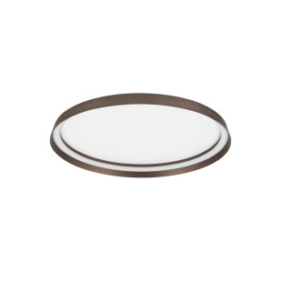 Plafon okrągły modern ze ściemniaczem Arpino 58cm LED 2700-3000K szczotkowany brąz - coffee