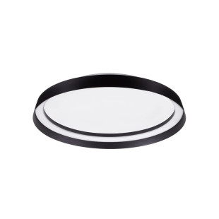 Plafon okrągły modern ze ściemniaczem Arpino 43,7cm LED 2700-3000K czarny