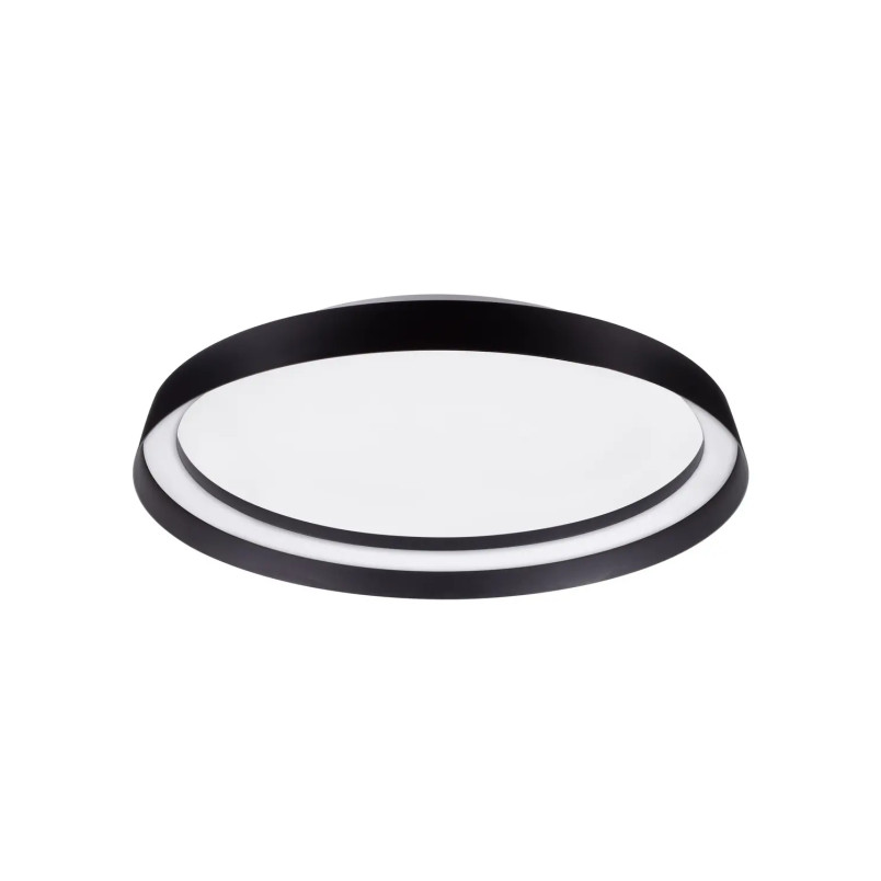 Plafon okrągły modern ze ściemniaczem Arpino 43,7cm LED 2700-3000K czarny