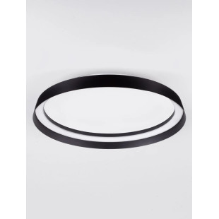 Plafon okrągły modern ze ściemniaczem Arpino 43,7cm LED 2700-3000K czarny
