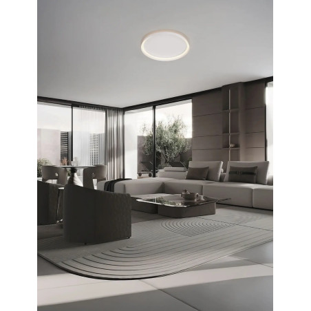 Plafon okrągły modern ze ściemniaczem Arpino 60cm LED 2700-3000K biały