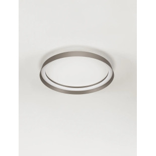 Plafon okrągły modern ze ściemniaczem Arpino 43,7cm LED 2700-3000K szampański brąz