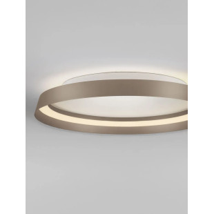 Plafon okrągły modern ze ściemniaczem Arpino 43,7cm LED 2700-3000K szampański brąz