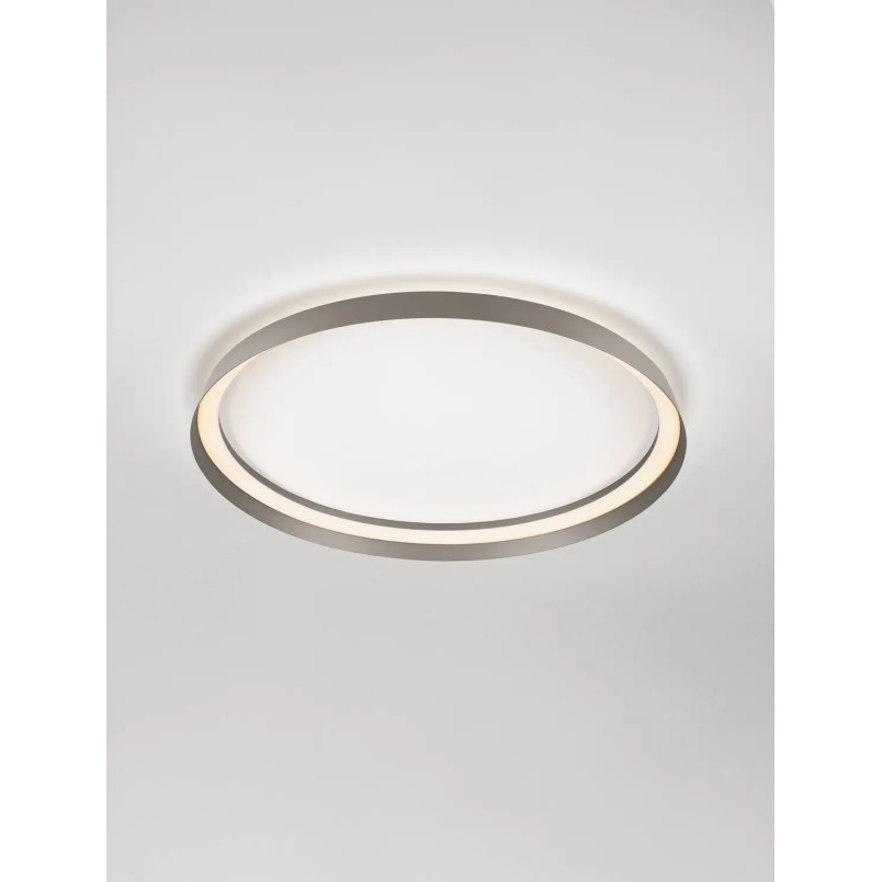 Plafon okrągły modern ze ściemniaczem Arpino 58cm LED 2700-3000K szampański brąz