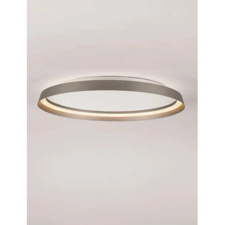 Plafon okrągły modern ze ściemniaczem Arpino 58cm LED 2700-3000K szampański brąz