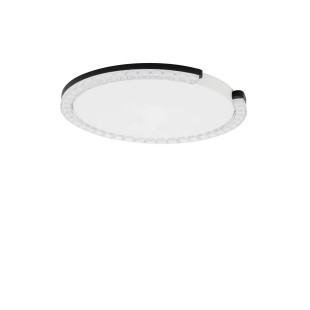 Plafon okrągły dekoracyjny Fazzano 46cm 3000K czarny