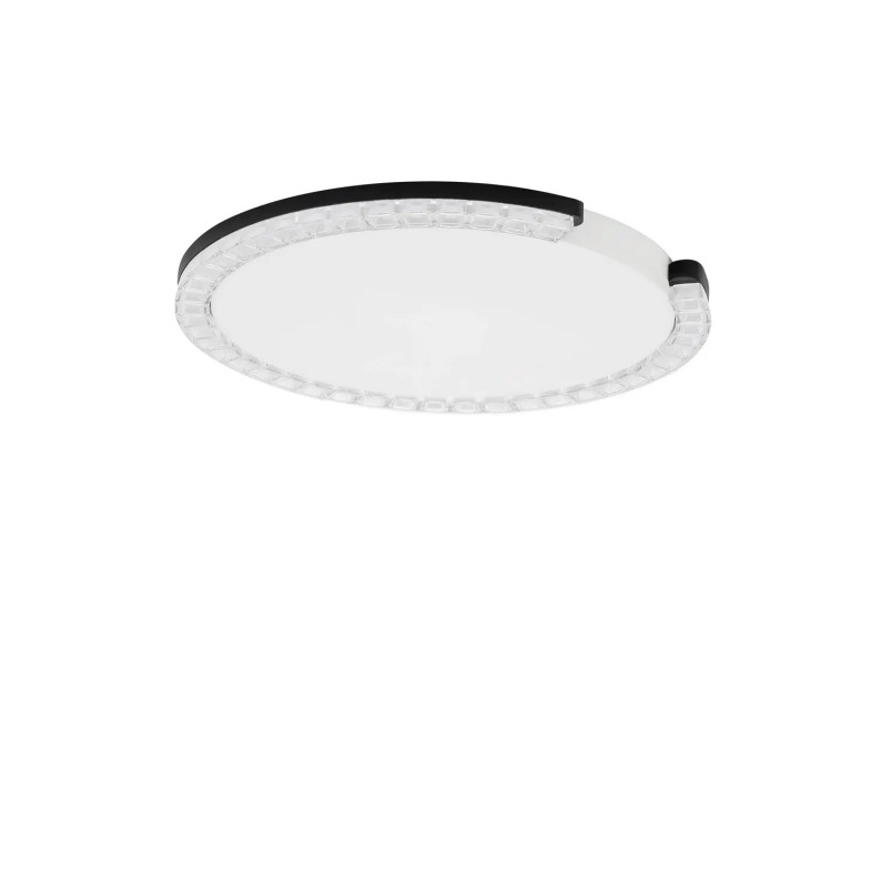 Plafon okrągły dekoracyjny Fazzano 46cm 3000K czarny